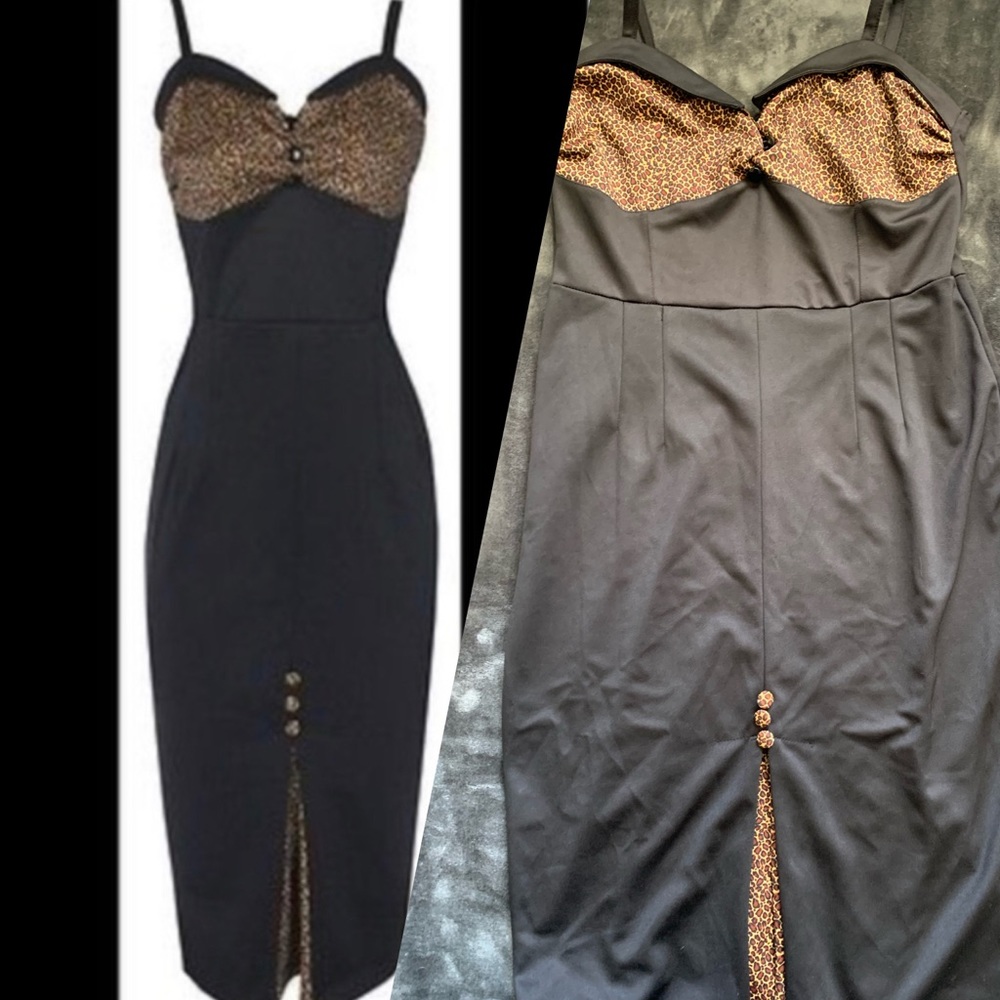 Beautiful pinup dress/ wiggle dress.